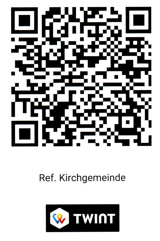 QR-Code für Kollekte via Twint